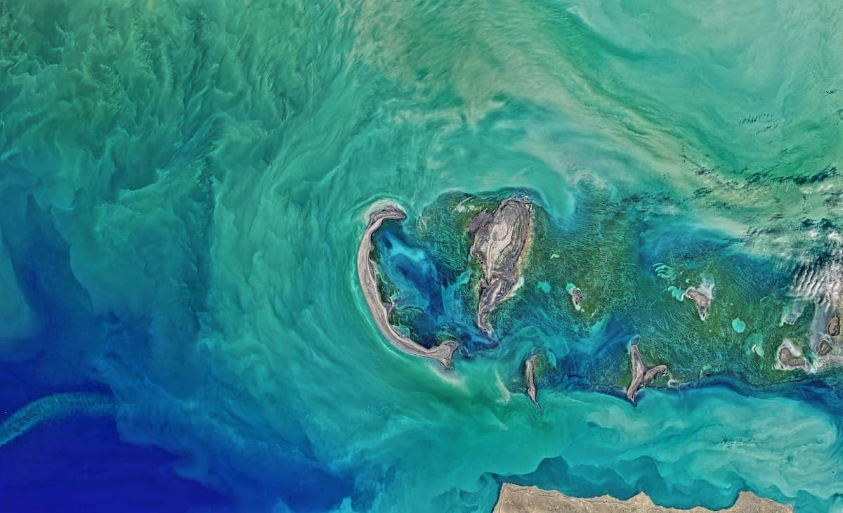 ocean blob captured by NASA satellite